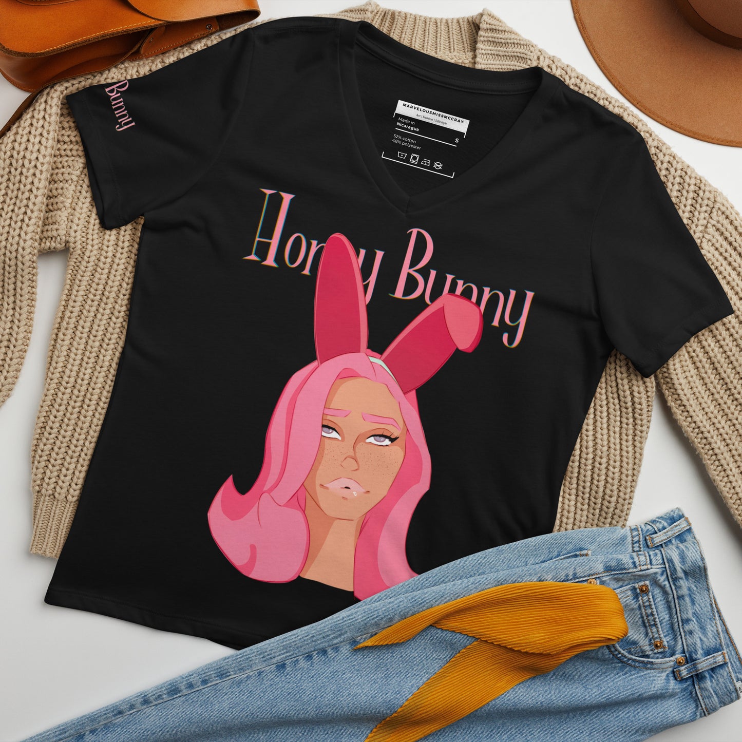 Hunny Bunny - Lockeres T-Shirt -