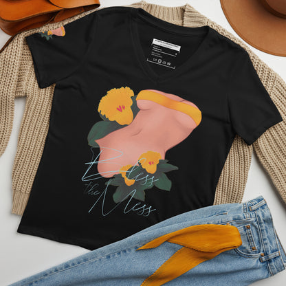 Bless the mess - Lockeres T-Shirt -   Shirts,Top