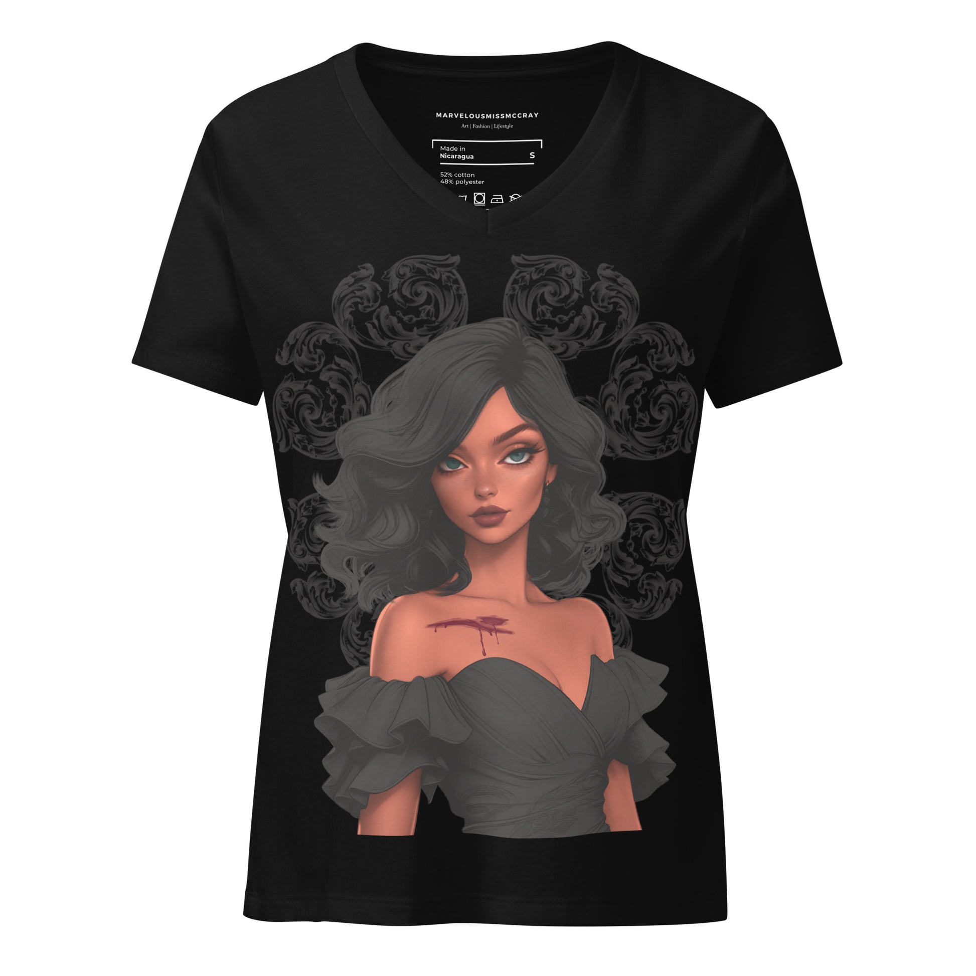 Final Queen - Lockeres T-Shirt -   Shirts,Top #