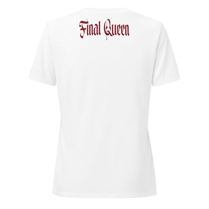 Final Queen - Lockeres T-Shirt -   Shirts,Top #
