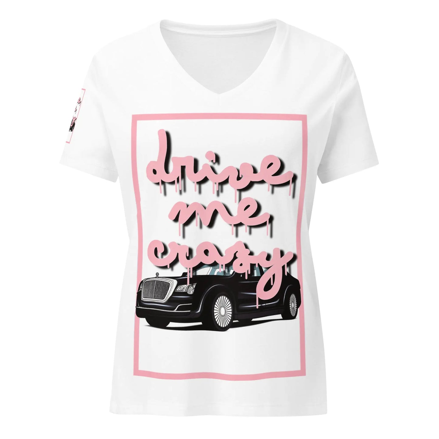 Drive me crazy - Lockeres Shirt (V-Ausschnitt) - Marvelous Miss McCray 