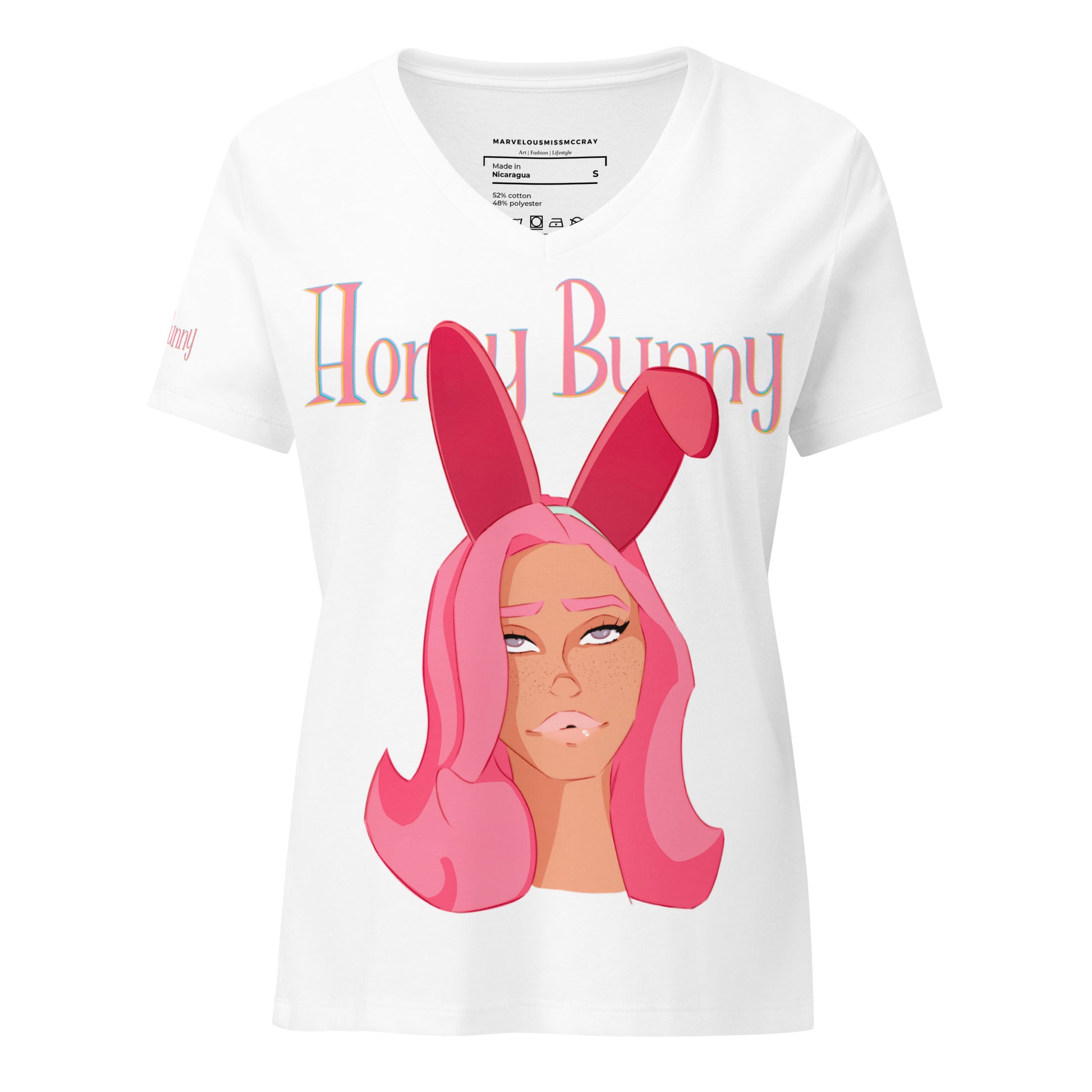 Hunny Bunny - Lockeres T-Shirt -    #