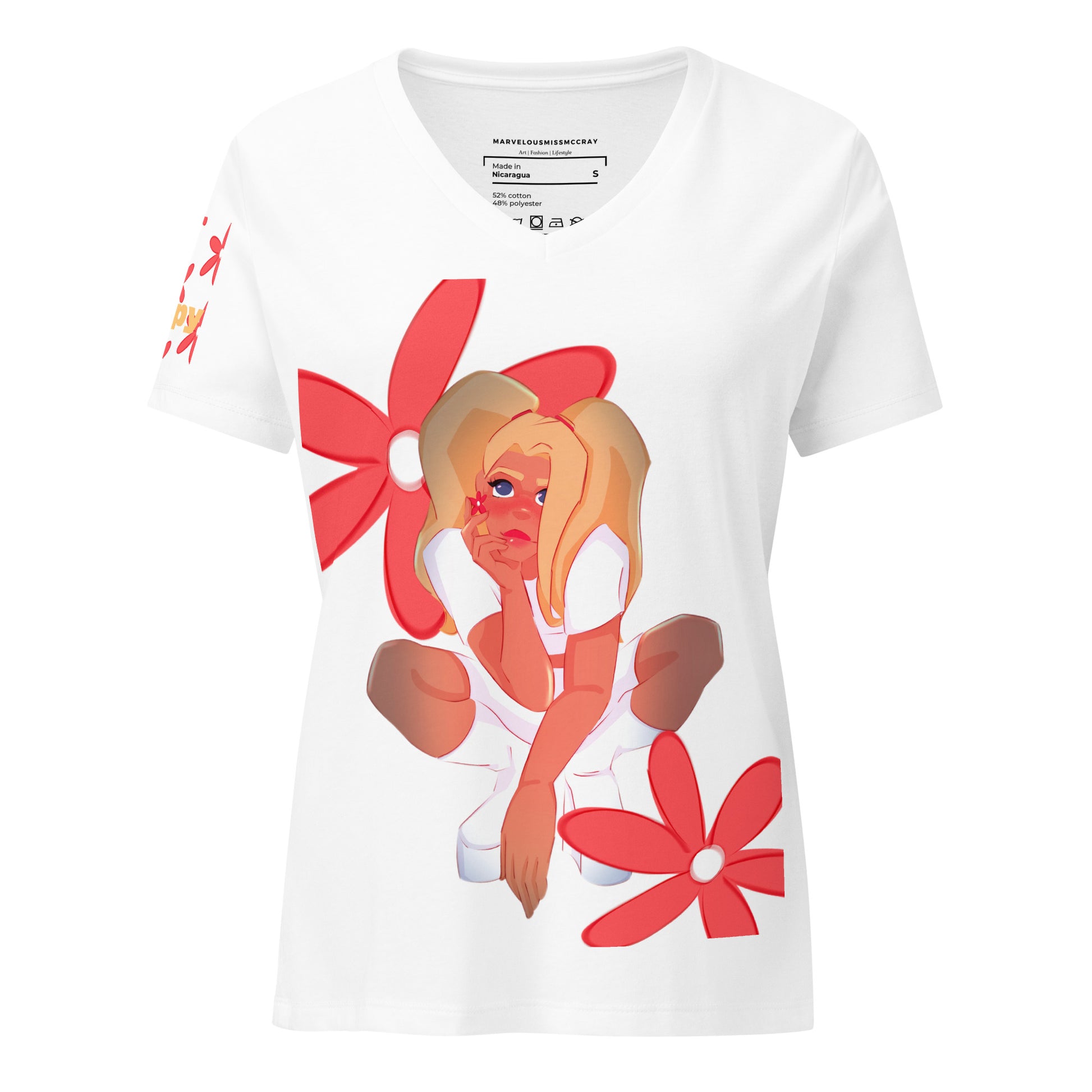 Poppy - Lockeres T-Shirt -   Shirts,Top #