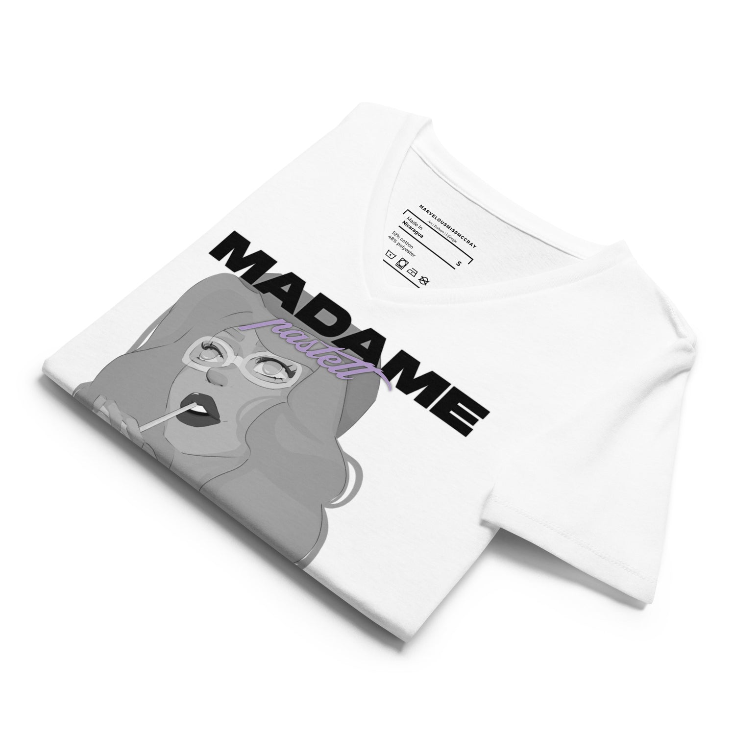 Madame Pastell - Lockeres T-Shirt -   Shirts,Top #