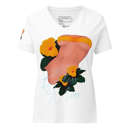 Bless the mess - Lockeres T-Shirt -   Shirts,Top