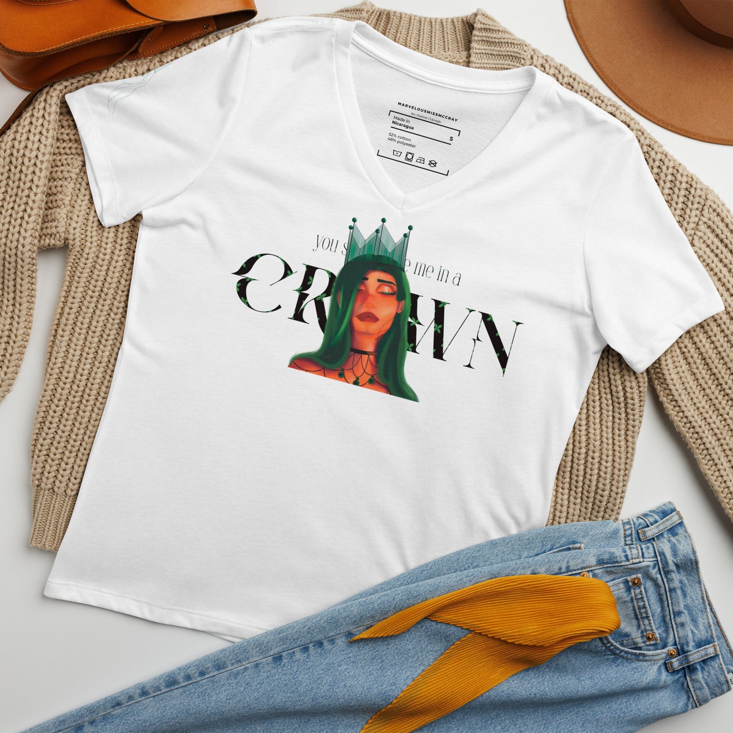 The Crown - Lockeres T-Shirt - Shirts,Top
