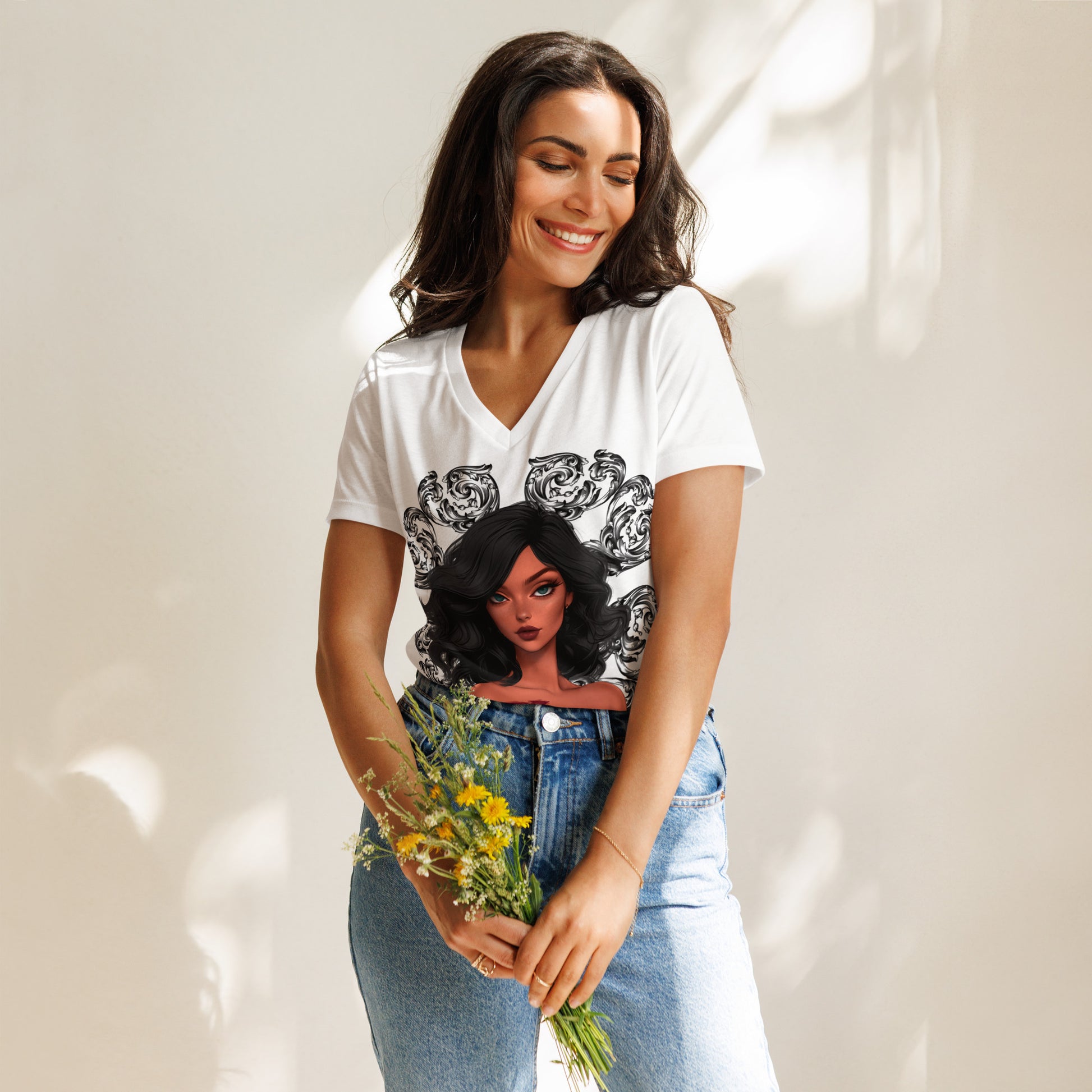 Final Queen - Lockeres T-Shirt -   Shirts,Top #