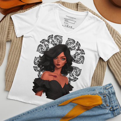 Final Queen - Lockeres T-Shirt -   Shirts,Top #