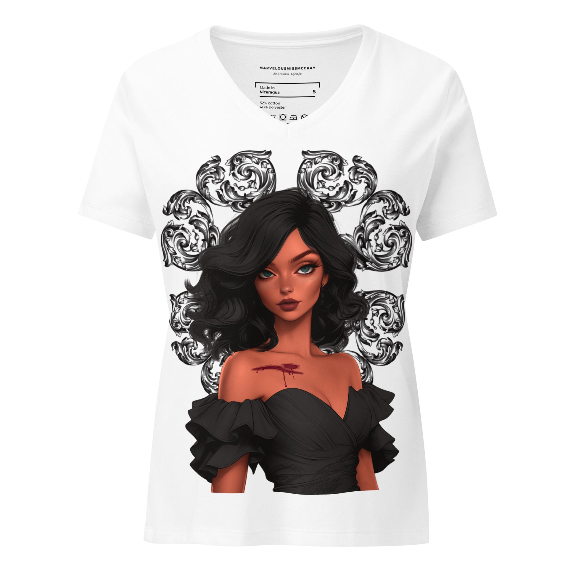 Final Queen - Lockeres T-Shirt -   Shirts,Top #